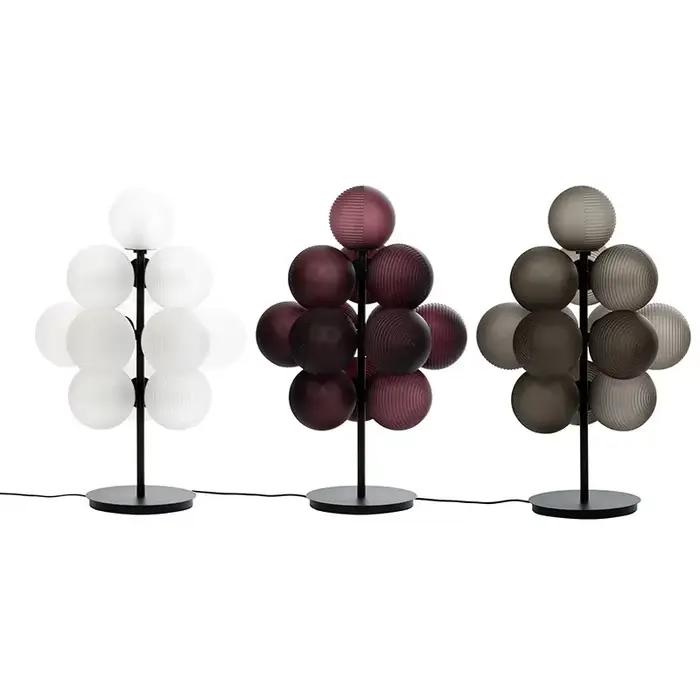 Lampe LED autoportante en verre de raisin design moderne luminaire décoratif pour salon chambre à coucher occasions spéciales
