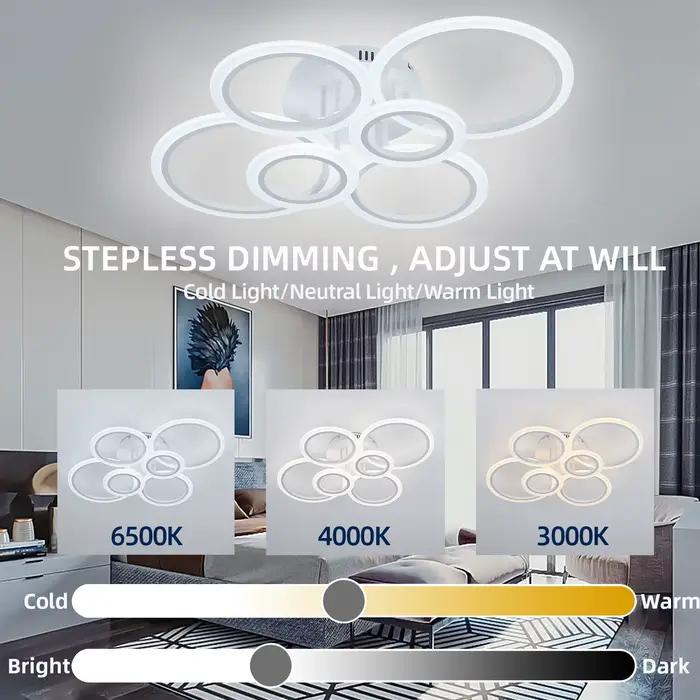 Lustre LED moderne IRALAN éclairage à la maison anneau plafonnier pour salon chambre éclairage lustre plafond suspension lampe occasions spéciales