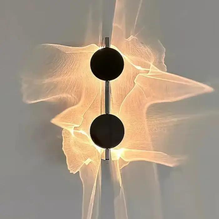 Applique murale en acier inoxydable moderne pour chambre à coucher, cuisine, salle de bain, entrée, étude, éclairage quotidien avec lumière chaude 3000K