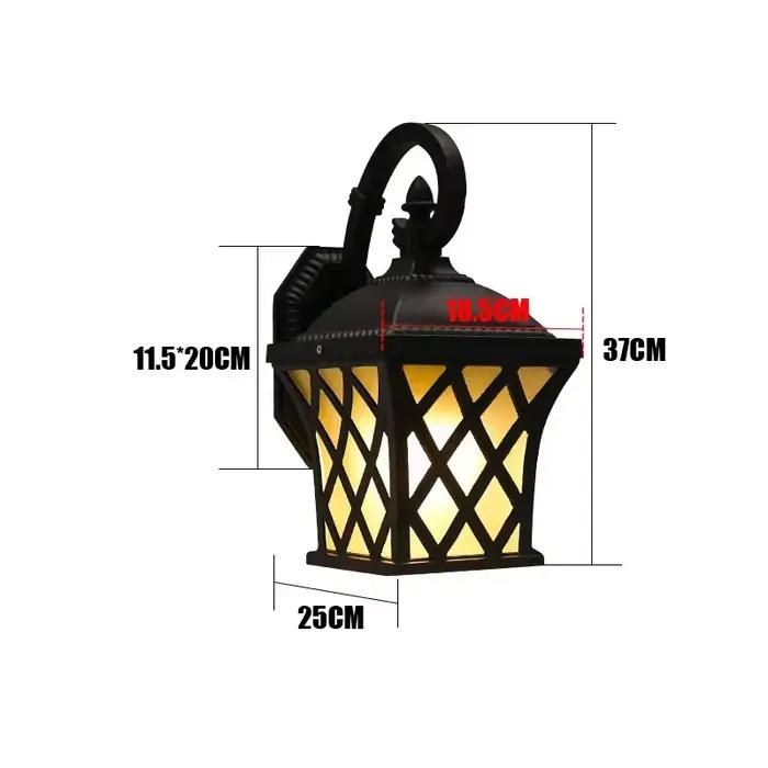 Lampe murale extérieure, style européen, pour jardin, villa, cour, balcon, allée, étanche
