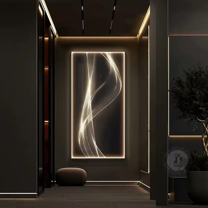 Applique murale moderne en céramique plaquée pour éclairer et décorer salon cuisine chambre à coucher entrée étude salle de bain intelligente avec télécommande