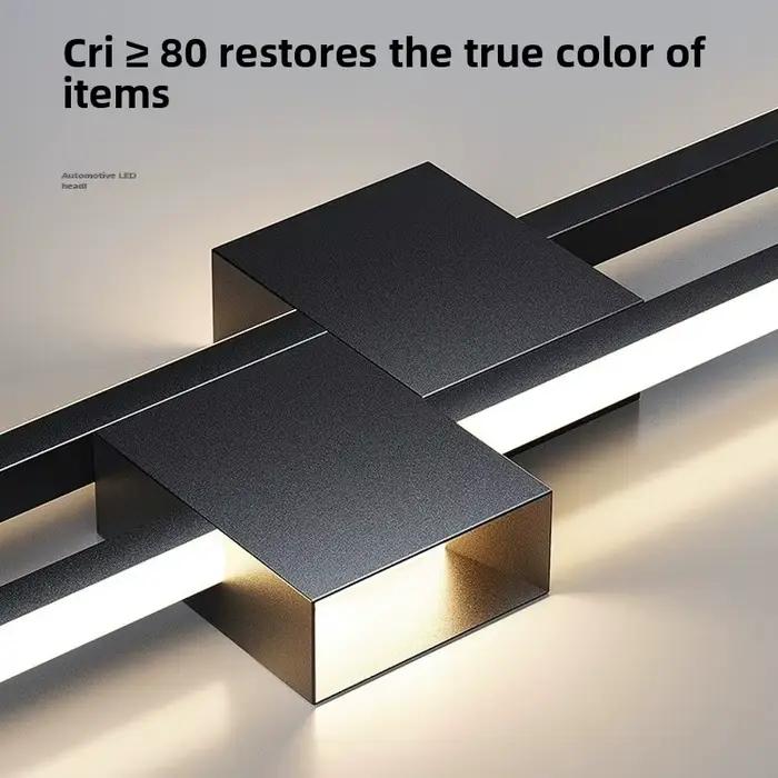 Lampe murale moderne en aluminium pour salon, chambre à coucher, entrée et étude avec éclairage LED à intensité variable pour créer des ambiances élégantes