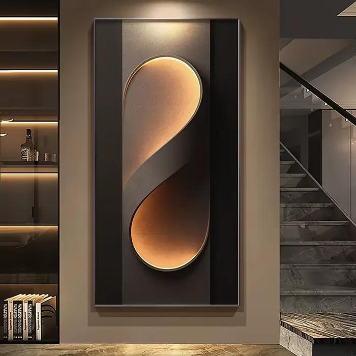Lampe de mur LED de luxe peinte en cristal moderne pour éclairer salon chambre et pièces d'accueil occassions spéciales
