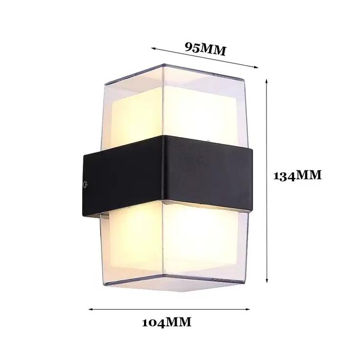 Applique murale LED extérieure étanche, style nordique moderne, pour salon, porche, jardin