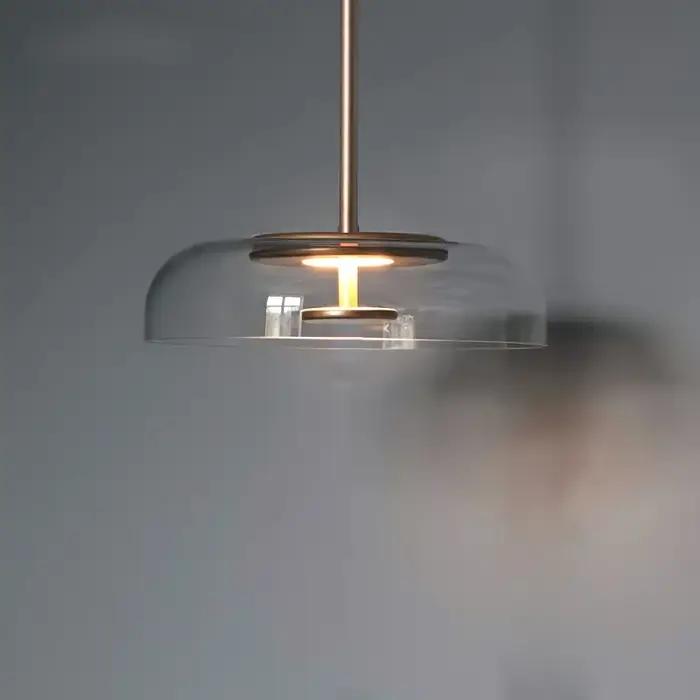 Lampe suspendue LED design moderne pour salon, chambre à coucher, bureau, hall d'hôtel, idéale pour éclairage de décoration et ambiance sophistiquée