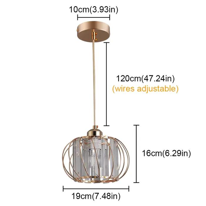 Plafonnier Suspendu en Clip au Design Moderne, Luminaire Décoratif de Plafond, Idéal pour une Cuisin