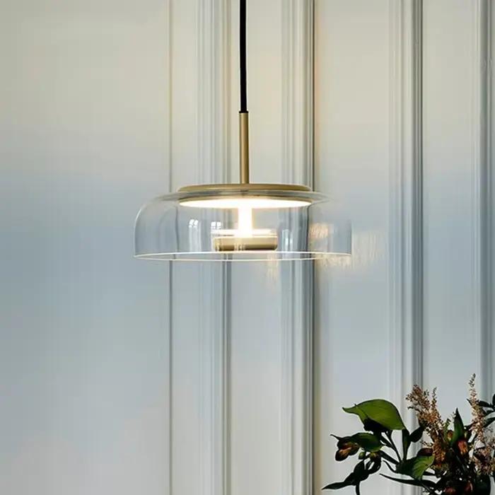 Lampe suspendue LED design moderne pour salon, chambre à coucher, bureau, hall d'hôtel, idéale pour éclairage de décoration et ambiance sophistiquée