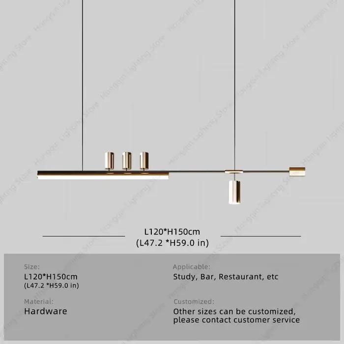 Plafonnier Suspendu au Design Moderne et Simple, Luminaire Décoratif d'Nik, Idéal pour une Salle à M