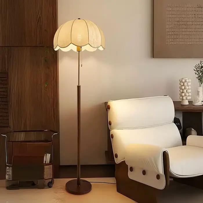 Lampadaire rétro scandinave 2026 – Éclairage d'ambiance minimaliste pour décoration de salon et de c