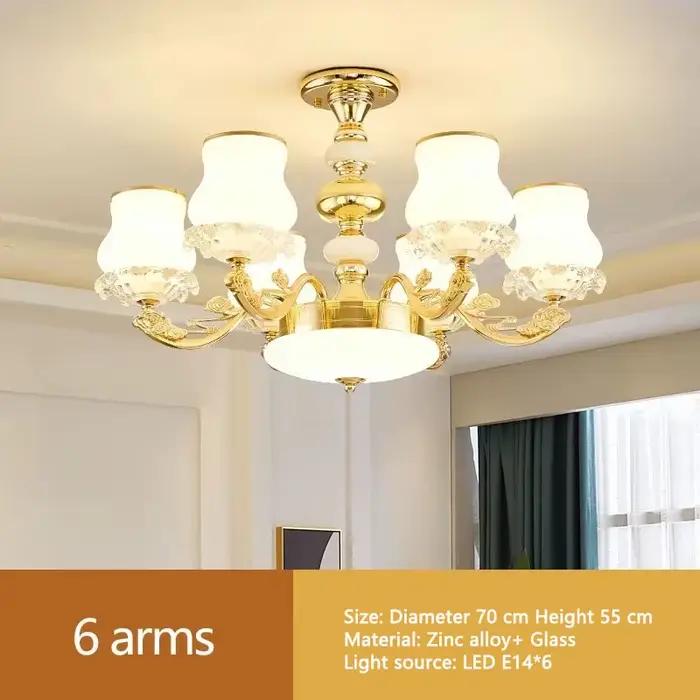 Lustre moderne pour salon, lampes de hall européennes, luminaires de salle à manger et chambre à cou