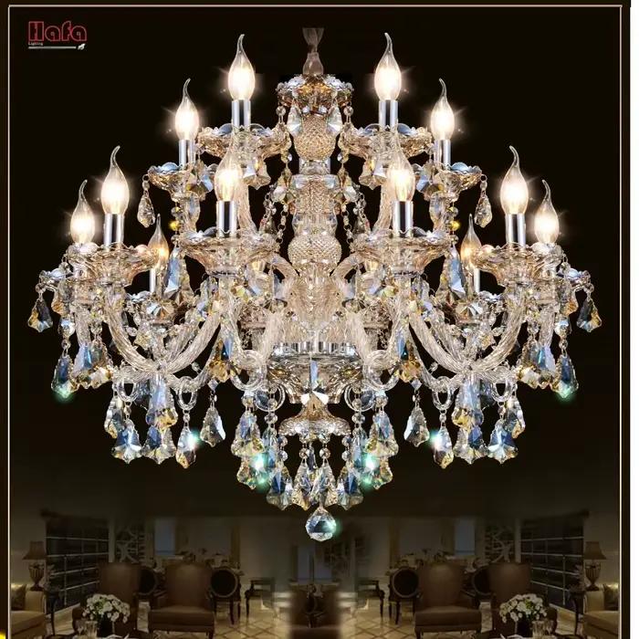 Lustre en cristal moderne style Tiffany pour salon décoration intérieure éclairage suspendu haute qualité occasions spéciales