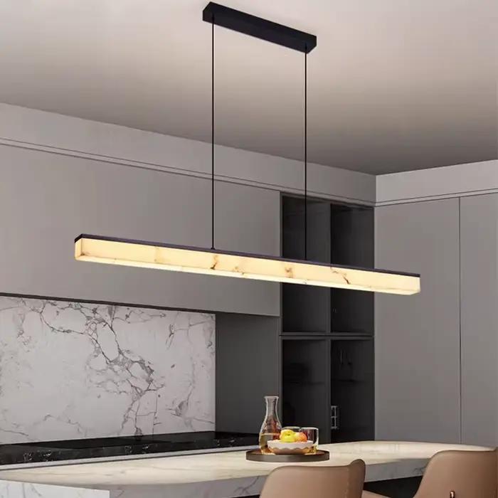 Luminaire suspendu de luxe nordique, luminaire suspendu moderne minimaliste, style design pour burea