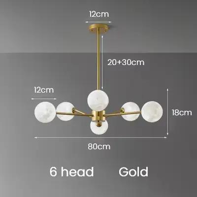 Lustre en verre au design nordique moderne, luminaire décoratif d'intérieur, disponible en noir, idé