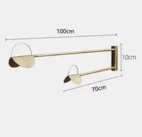 Lustre vintage scandinave, style minimaliste, post-moderne, avec des éléments en forme de feuilles,