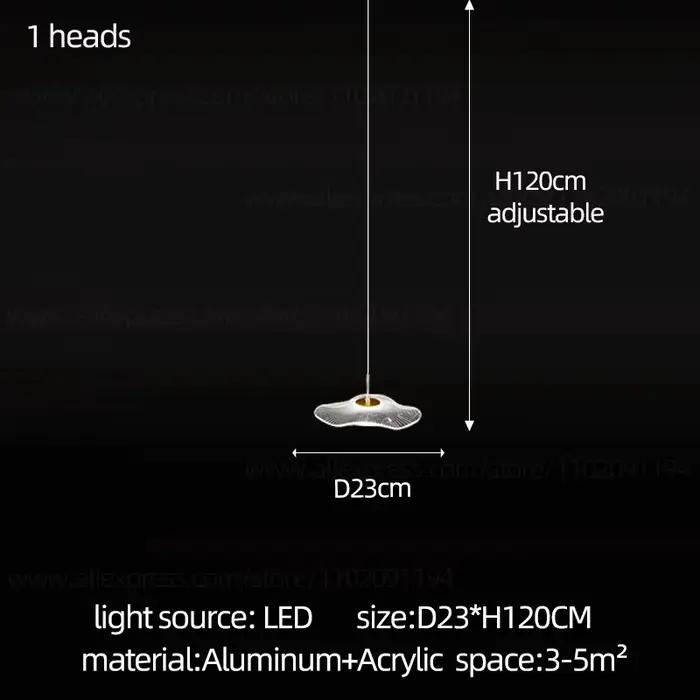 Plafonnier LED suspendu au design moderne, luminaire décoratif de plafond, idéal pour un hôtel, une