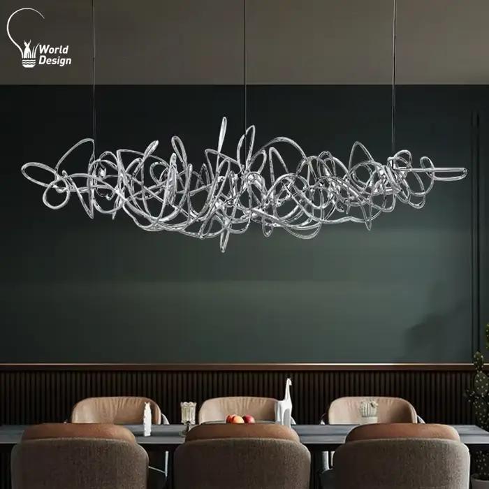 Lampe à suspension post-moderne design salon salle à manger restaurant bar lustre à suspension moder
