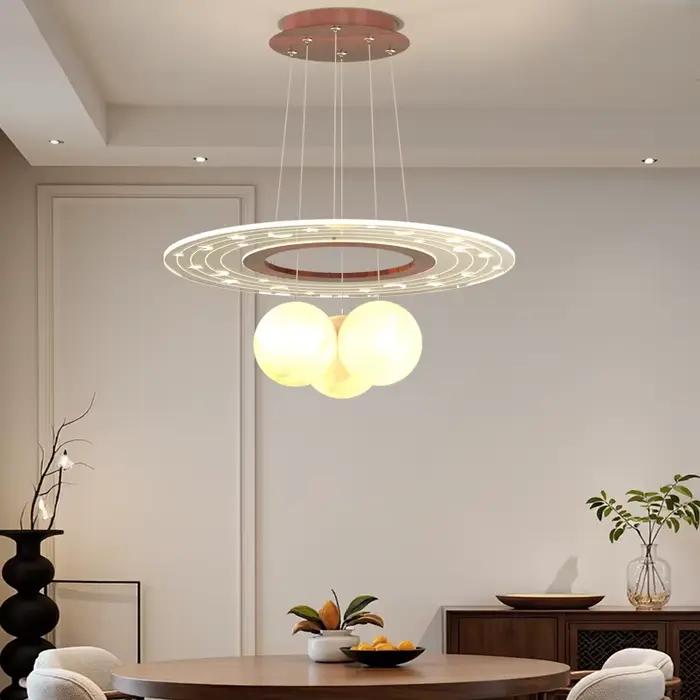 Luminaires de plafond de luxe effet glace craquelée pour salon éclairage de chambre italien haute technologie protection oculaire installation facile matériau métal pour diverses pièces maison